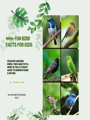 cover image of 444+ Fun Bird Facts for Kids